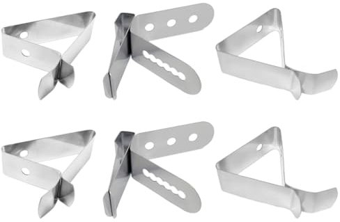 CRILSTYLEO 6 Pièces Clip De Fixation Du Thermomètre Support De Clip Alimentaire Thermomètre Pour Barbecue Jauge De Température Pour Barbecue Thermomètre Clip Pince Température Clip Luminaire