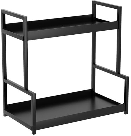 Jeruytgh Desktop Display Rack | Home Office Storage | Storage Shelf | Dorm Storage Display Rack | Display Shelf Rack | Multifunctional Shelf | Durable and Sturdy Materials for Work Place & Home Use