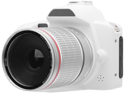 Kompaktkamera för Resor, 4K-Digitalkamera för Fotografering och Video, 64 MP Vloggningskamera, Autofokus Anti Shake, 3-tums 120° Vidvinkelobjektiv, Digitalkamera med Blixt, 16X