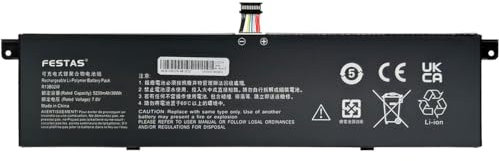 FESTAS 7,6 V 39 Wh R13B01W R13B02W Akku, kompatibel mit Xiaomi Mi Notebook Air 13,3 Zoll 2018 Serie Laptop