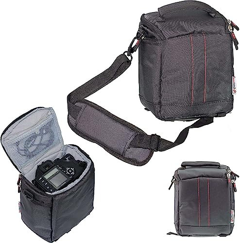 Navitech Black DSLR SLR Camera Bag Compatible with Nikon D90 SLR Digital Camera