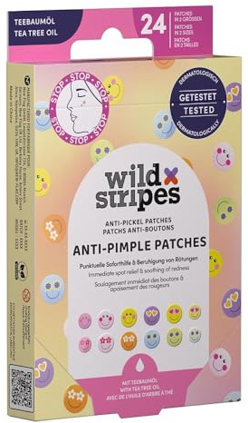 WILD STRIPES Anti-Pickel Patches Smile Stop 24 St
