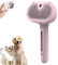 Felanis - 3-In-1 Fellbürste Mit Sprühnebel, Katzenbürste Mit Dampf, 3-In-1 Haustier-Grooming-Dampfbürste, Entfernt Lose Haare, Mit Selbstreinigungsfunktion, Smoothing (PINK)