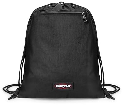 Eastpak Borsa da palestra con coulisse JYMLER — Sacca sportiva leggera con tasca frontale con cerniera e tessuto idrorepellente, 15 L - Nero