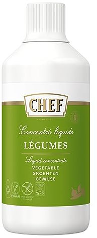 CHEF Concentré Liquide Légumes - Aides Culinaires, Sauces - Bouteille De 1l