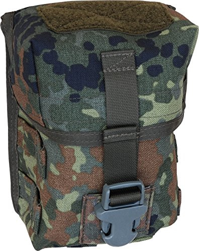 Zentauron Trinkflaschentasche mit MOLLE-System – 1,6L Mehrzwecktasche aus Cordura für BW-Feldflasche, Rucksack & Taktische Ausrüstung, robuste Universal-Tasche, wasserabweisend, Made in Germany