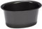 Patisse 02809 Lot de 4 Moules Aspic Ovale Acier Revêtu Antiadhésif Noir 9 cm