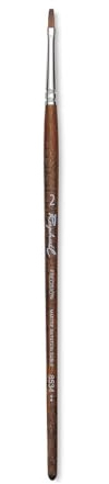 Raphael Precision Imitation Sable Brush, Flat, 2