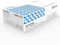 UNIGLOVES Unicare Guanti da esame in Vinile Blu - Guanti Monouso Multiuso, Senza Polvere e Lattice - confezione da 100 Guanti, Blu, Large (GS0084)