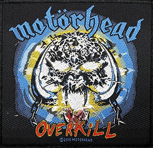MOTÖRHEAD Aufnäher OVERKILL Patch gewebt 10 x 10 cm
