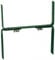Halter in H - Form für Blumenkasten Balkonkastenhalter, Farbe:dunkelgrün
