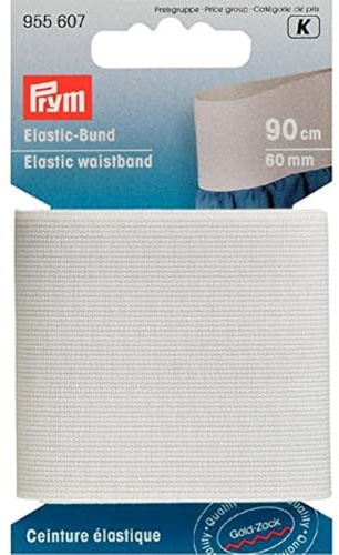 Prym Elastic Waistband 60 mm White