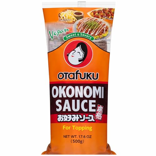 Otafuku Okonomi Sauce – Fruchtig-scharfe, japanische Würzsauce zum Dippen, Würzen und Verfeinern – 500g