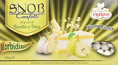 CONFETTI CRISPO | Snob alla Mandorla | RICOTTA E PERA | 500 gr