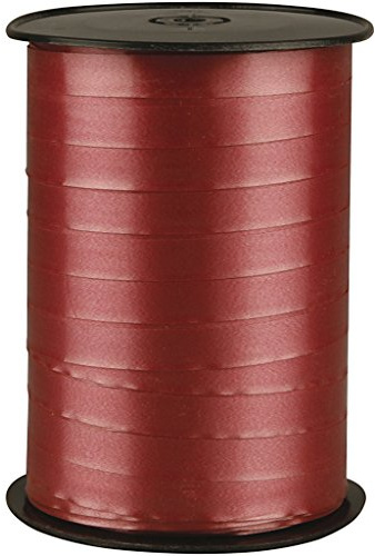 Ringelband B: 10mm rubinrot glänzend 250m
