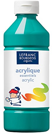 Lefranc Bourgeois Acrilico - Gli Essenziali - 500 ml - Verde Scuro