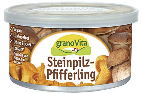 granoVita Pastete Steinpilz-Pfifferling, 125g