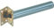 2 X Concealed Chain Spring Door Closer, Polished Brass