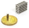 10 Mini Magnete, ultrastark - 3x6mm - NEODYM - Das Original - Oblique-Unique®