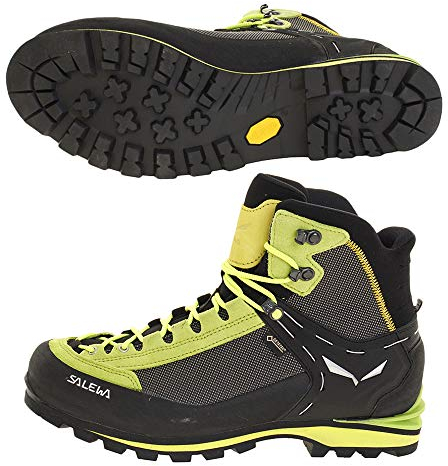 Salewa Crow Gore-Tex Scarponi da Trekking da Uomo, Verde, 11
