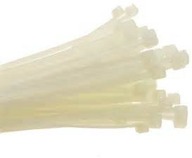 Unicrimp Q-Crimp 2.5mm x 100mm Cable Tie Pack of 100 Zip Ties 4 Natural