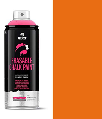 Montana Colors MTN PRO Chalk (Pintura Borrable Base Agua) Naranja - Spray 400 ml