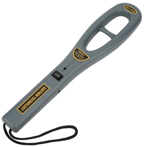 Détecteur de métaux à Main Outil de Scanner de sécurité GC-101H, Haute sensibilité Vérificateur de sécurité