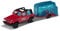 Majorette Pink Drivez Jeep Wrangler avec remorque de Cheval, Jouet Voiture, Roue Libre, pièces à Ouvrir et/ou Mobiles, 13 cm, Rose, pour garçons et Filles à partir de 3 Ans