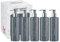 Print Maniacs Grey Mrs Hinch Inspired Personalised 500ml Pump Bottles Bathroom Lotion Kitchen Set Shampoo Conditioner Body Wash F2 (Rose Gold, Set of 5)