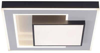 Paul Neuhaus Q-ALTA LED Deckenlampe getrennt schaltbar, Deckenleuchte Alexa kompatibel Smart Home, dimmbar Fernbedienung, warmweiß - kaltweiß…