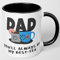 Mugged Off Presents for dad | Funny dad Mug Present from Son or Daughter | Happy First Fathers Day Birthday Daddy Christmas Cup Gift