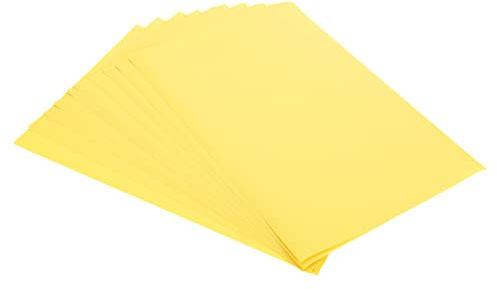 PATIKIL 100Pack PCB Leiterplatte Thermisches Transferpapier 300x210x0.1mm Gelb