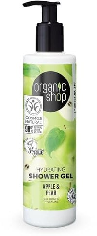 Organic Shop Feuchtigkeitsspendendes Duschgel, Apfel und Birne, 280 ml