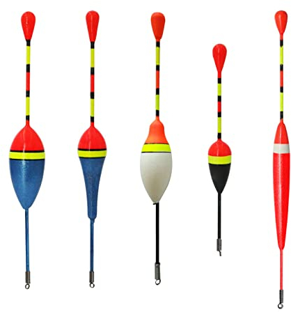 Cerioll Schwimmer Angeln und Posen Set, Fischen Posen, 5 Stücke Schwimmer Set Angeln, für Unterschiedlich Große Fischarten und Forellen