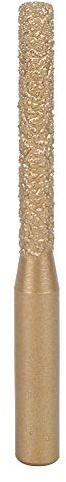 Granit-Fräser, Diamant-Fräser, Gelöteter Diamant-Profilrad-Fräser, Goldener Gerader Schaft für Quarzstein-Marmor-Nahtmesser(6.35*5*65mm)