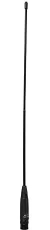 38cm 15in NA-771 Bnc, Conector BNC Antena de Mano Flexible de Banda Dual 144 430MHz para Walkie Talkie 430Mhz Banda Dual UV - Walkie Talkie Compatible con Ancho Negro