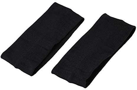 2 StüCke Frauen Baumwolle Yoga Haarband Sport Schweiß Dame Stirnband Beliebte Frauen Haarschmuck Schwarz