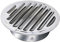 Zasiene Rejilla de ventilación de 100 mm, acero inoxidable, redonda, rejilla de ventilación de acero inoxidable, redonda, rejilla de ventilación para cocina, armario, cuarto de ducha