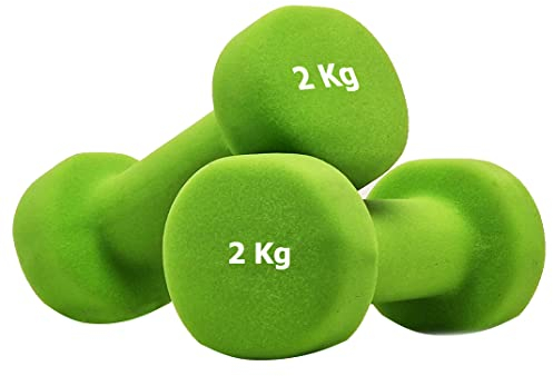 G5 HT SPORT Lenker aus Neopren für Fitnessstudio und Heimgymnastik, rutschfest, von 0,5 bis 6 kg, Paar oder Einzelbett (2 x 2 kg)…