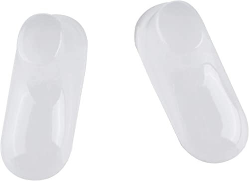 Ostlttyn 50Pcs klare Kunststoff Baby Füße Display, Baby Booties Häkelschuhe Socken Showcase, Kleinkind Schuhe Unterstützt Schuh Formen Stand Halter für Speicher und Heimgebrauch, 25Pair, 8CM