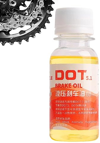 ZORQ Bremsflüssigkeit | Dot 5.1, Bremsflüssigkeit mit Stabiler Leistung,Reitzubehör, Bremsöl, Fahrrad-Essentials, geeignet für Touren-, Mountainbike-, Rennräder und Bahnräder