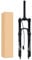 ZECHAO 140mm Travel Air Supension Front Fork,27.5/29inch Mountain Bike Suspension Forks 1-1/8 Lightweight Alloy 9 * 100mm Quick Release Fork Accessories (Color : Straight Remote Lock, Size : 29inch)