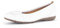 Gabor Damen Klassische Ballerinas, Frauen Flats,Ballet-Flats,flach,Ausgehschuhe,Abendschuhe,Slip-ons,klassisch elegant,Pumps,Weiss,38.5 EU / 5.5 UK