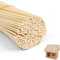 Holzstäbchen Rund, 300 Stück Holzstäbe Rund Natur, Zuckerwatte Stäbe, Rundholz Holzstab, Holzstäbchen zum Basteln, Bastelstäbe Rundhölzer für Handwerk und Heimwerker (300mm x 3mm)
