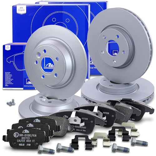 ATE Bremsenset inkl. Bremsscheiben vorne Ø 300 mm vorne belüftet + hinten Ø | Kompatibel mit: FORD MONDEO IV, MONDEO IV Stufenheck, MONDEO IV Turnier, MONDEO IV Van
