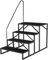 Leiter 4 Stufen, Handlauf Treppe, Hunde treppe stehleiter, Tritthocker, Whirlpool-Stufen mit Handlauf, RV-Treppen im Freien mit Anti-Rutsch-Pedalen, Raumspartreppe Pool-Stufen für draußen