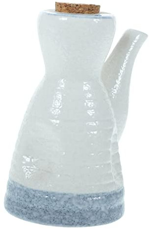 COLLBATH Soy Sauce Pot Vinegar Holder Olive Oil Decanter Kitchen Things Coffee Syrup Dispenser Sauce Containers Artificial Cakes for Display Olive Oil Carafe Decanter Coffee Syrups Ceramics