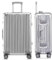 yewjog Koffer Handgepäck · Hartschalen in 100% Aluminium · Trolley Reisegepäck · Reisekoffer mit 4 Doppelräder · TSA Zahlenschloss (Silber, XL)