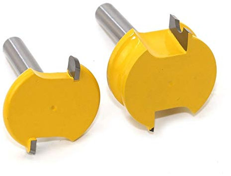 Schaft Spannut Eintauchen, Fräser, 2 Stück, Hartmetall, Holz, Zapfenfräsen