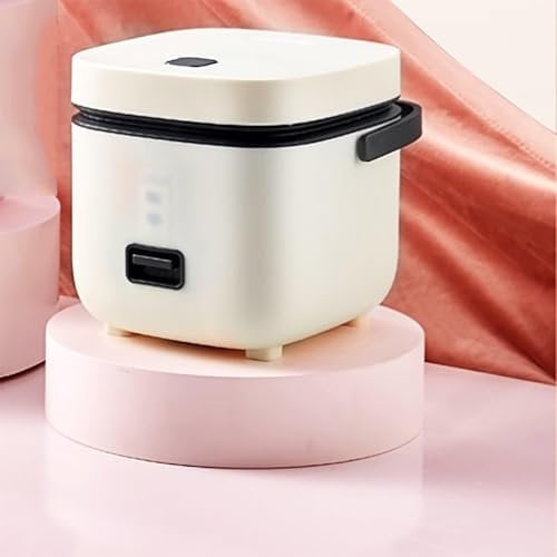 Japanese Rice Cooker Small for 2, Mini Rice Cooker And Steamer Korean Micro Rice Cooker 1.2 Litre, Automatic Cooking,White